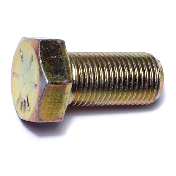 Midwest Fastener Grade 8, 1/2"-20 Hex Head Cap Screw, Zinc Yellow Steel, 1 in L, 25 PK 00883 - main